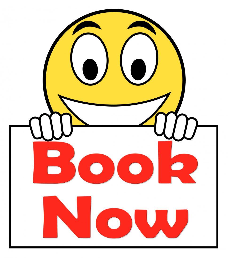 Free Image of Book Now On Sign Shows For Hotel Or Flight Reservation 