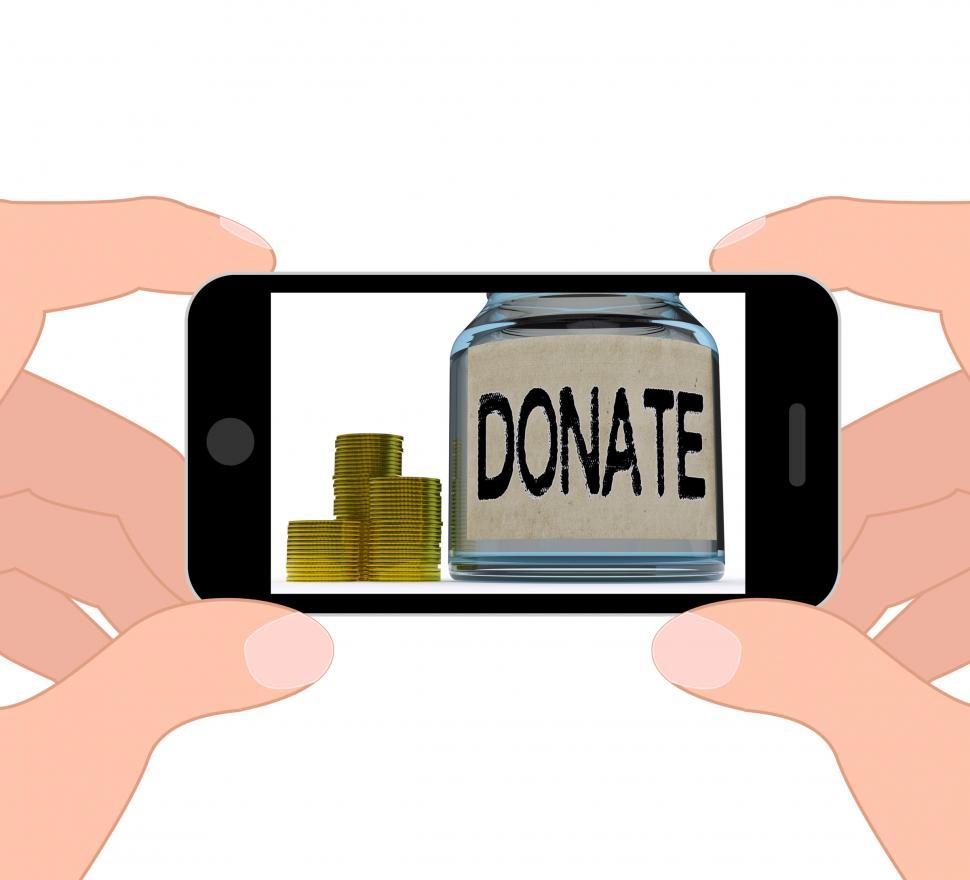Free Image of Donate Jar Displays Fundraising Charity And Contributions 