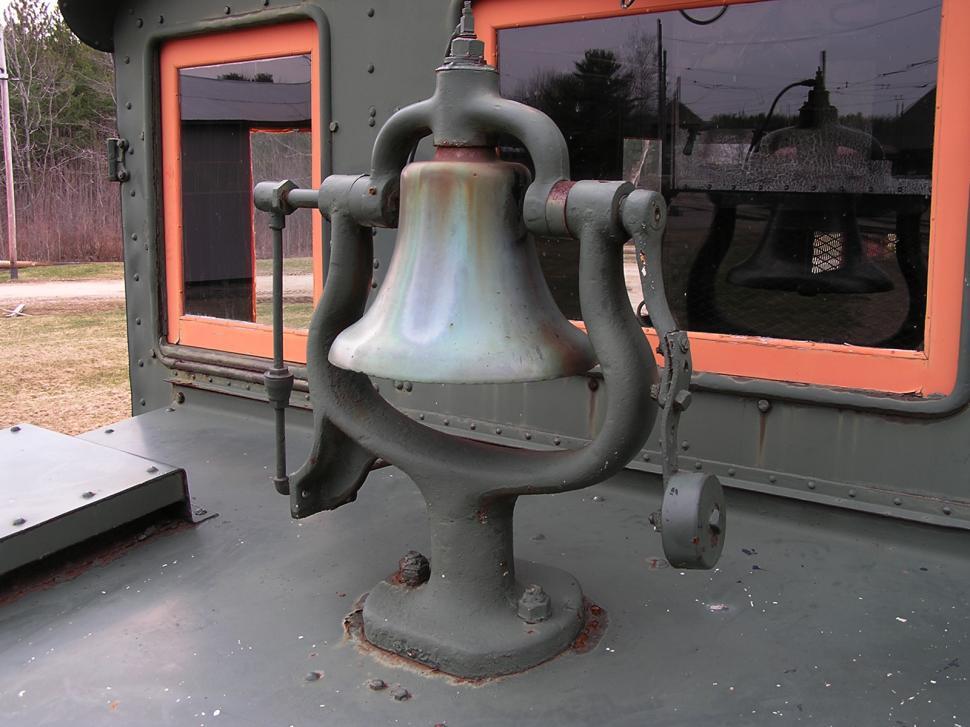Free Image of bell on electric locomotive 