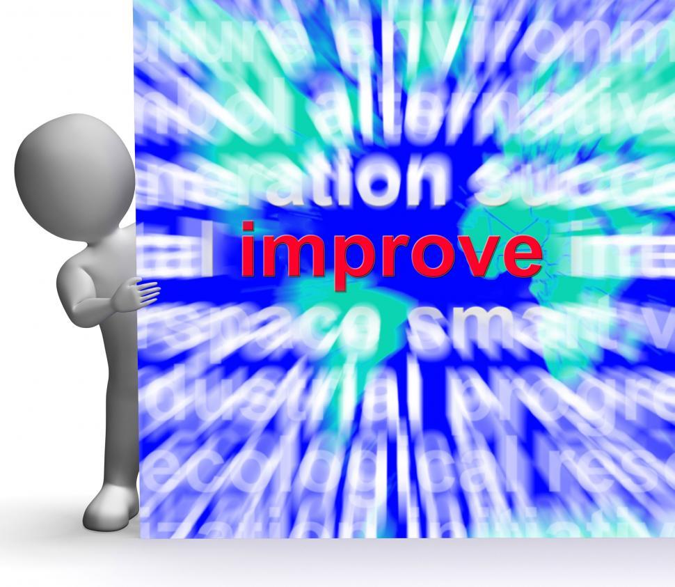 Free Image of Improve Word Cloud Sign Means Improving Amend Better Enhance 