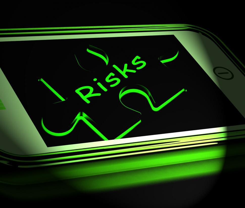 Free Image of Risks Smartphone Displays Unpredictable And Risky Investment 