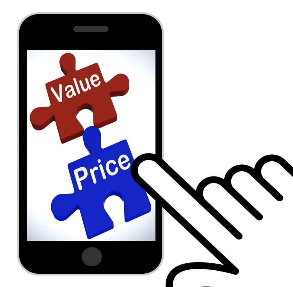 Free Image of Value Price Puzzle Displays Worth And Cost Of Product 