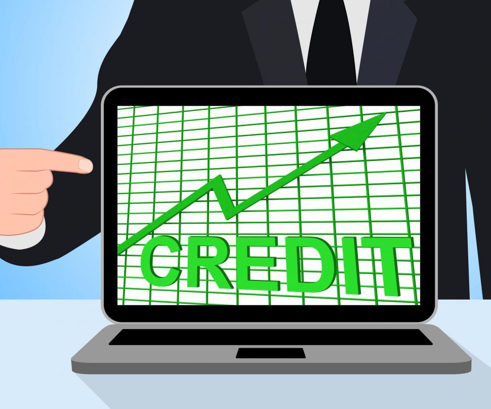 Free Image of Credit Graph Chart Displays Buy Increase Grow Debt 