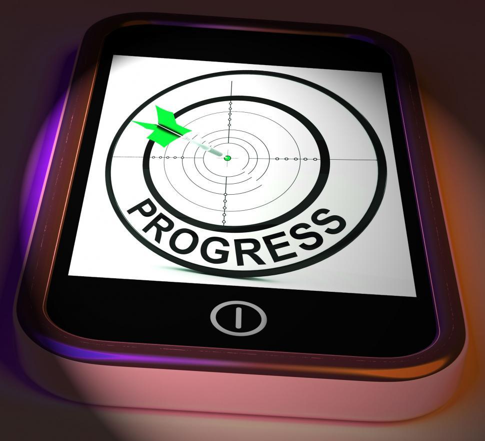 Free Image of Progress Smartphone Displays Advancement Improvement And Goals 
