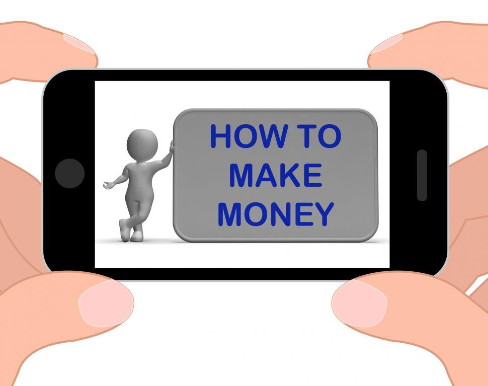 Free Image of How To Make Money Phone Means Prosper And Generate Income 