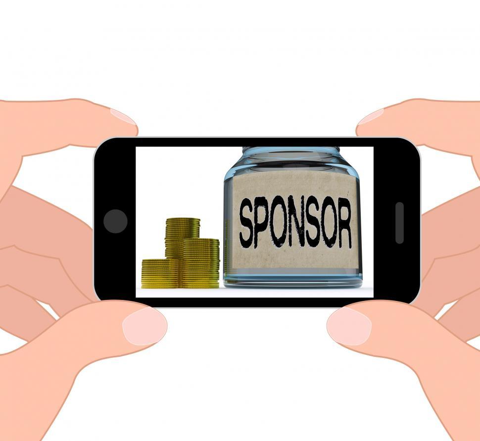 Free Image of Sponsor Jar Displays Sponsorship Benefactor And Giving 