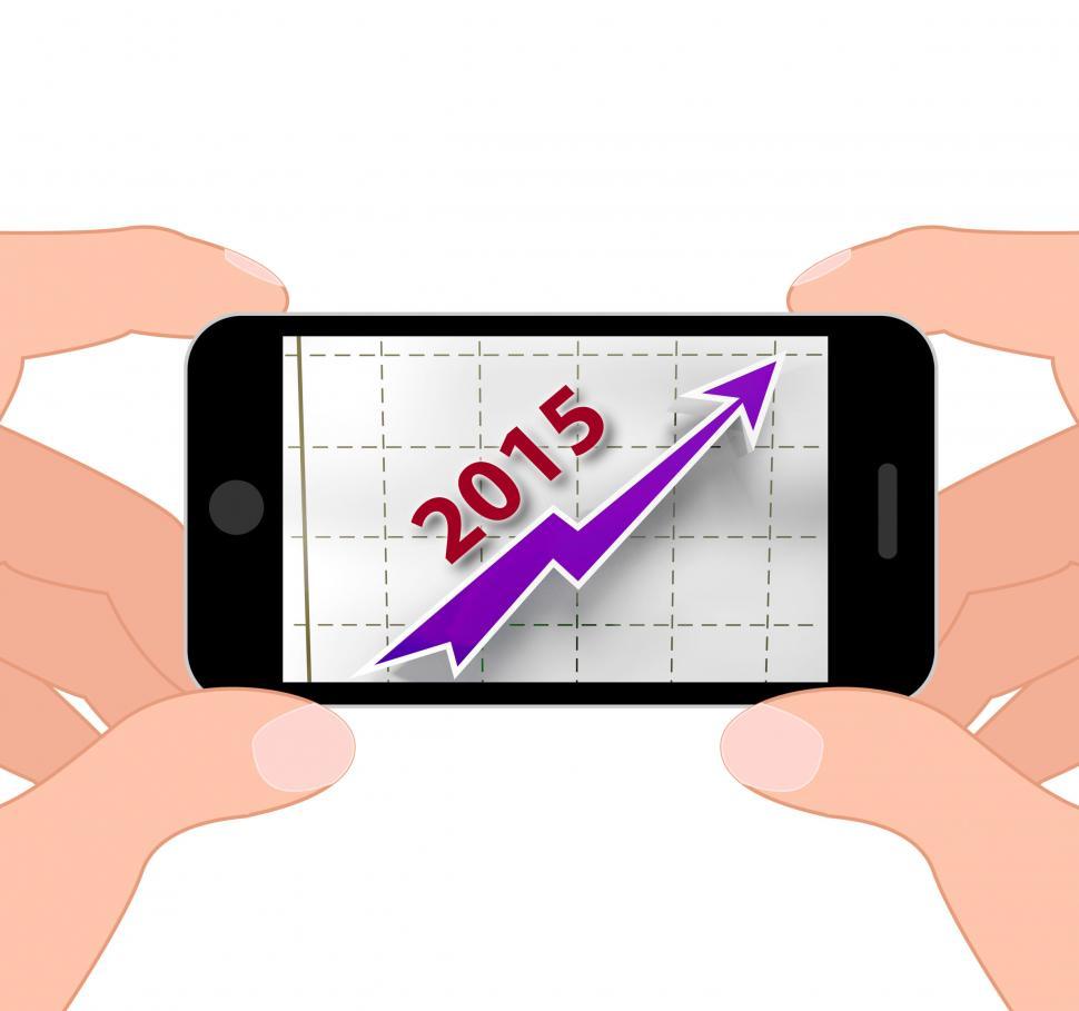 Free Image of Graph 2015 Displays Financial Forecast Projecting Growth 