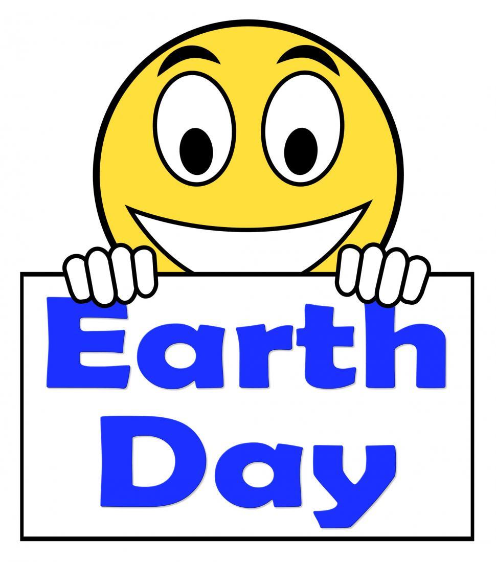 Free Image of Earth Day On Sign Shows Environment And Eco Friendly 