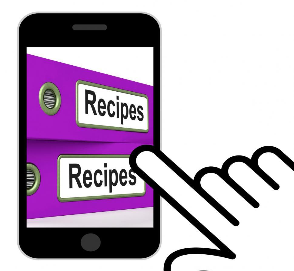 Free Image of Recipes Folders Displays Meals And Cooking Instructions 