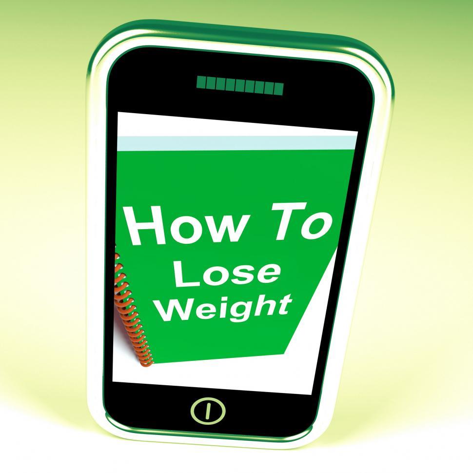 Free Image of How to Lose Weight on Phone Shows Strategy for Weight loss 