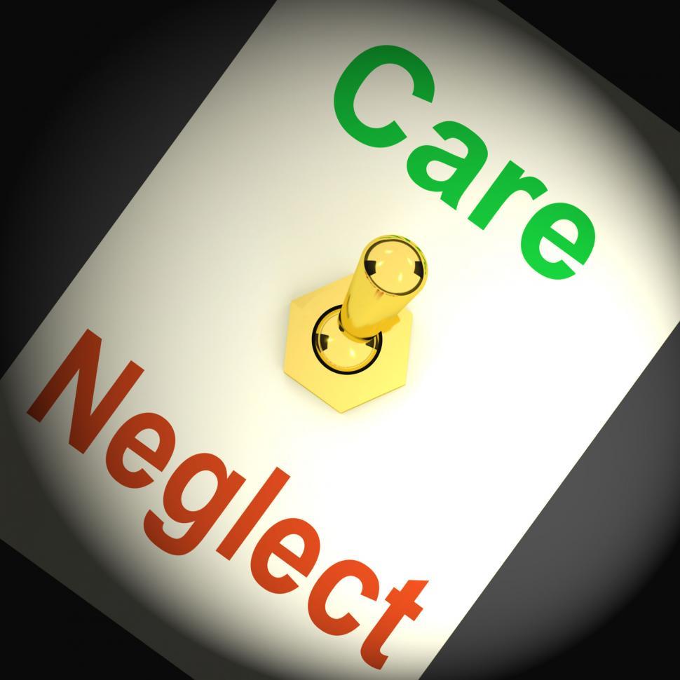 Free Image of Care Neglect Lever Means Compassionate Or Irresponsible 