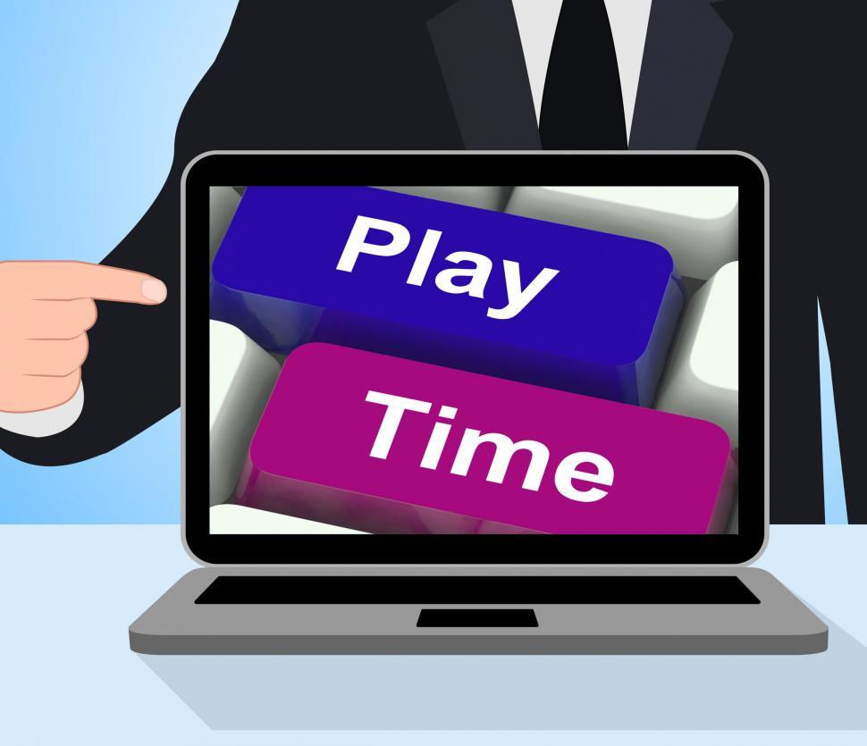 Free Image of Play Time Computer Show Playing And Entertainment For Children 