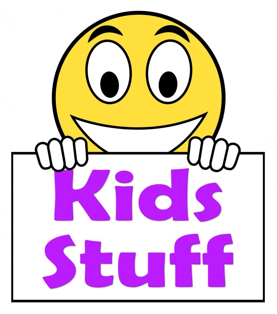 Free Image of Kids Stuff On Sign Means Online Activities For Children 