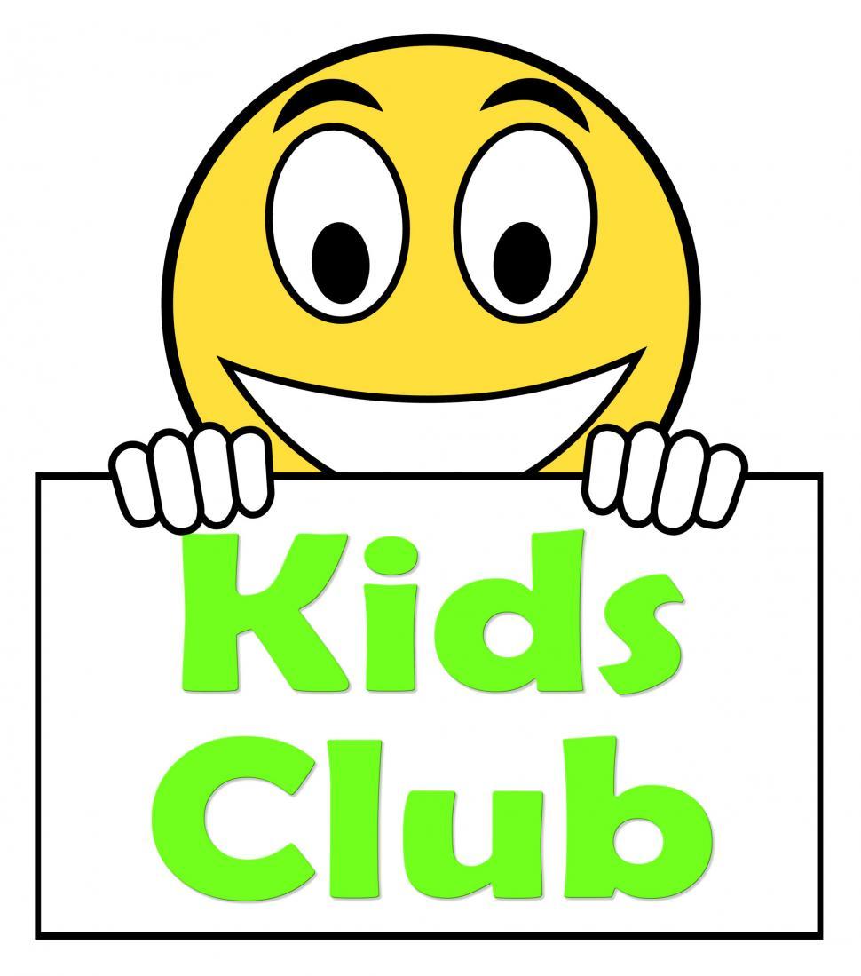 Free Image of Kids  Club On Sign Means Children s Activities 