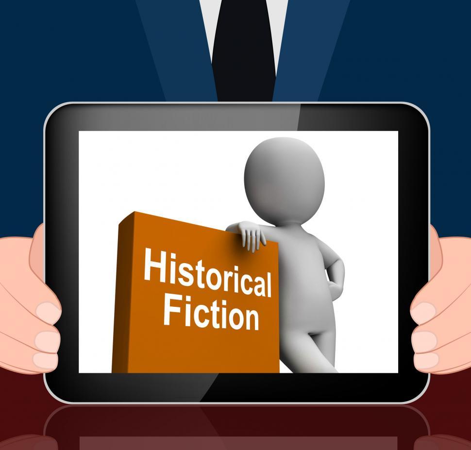 Free Image of Historical Fiction Book And Character Displays Books From Histor 