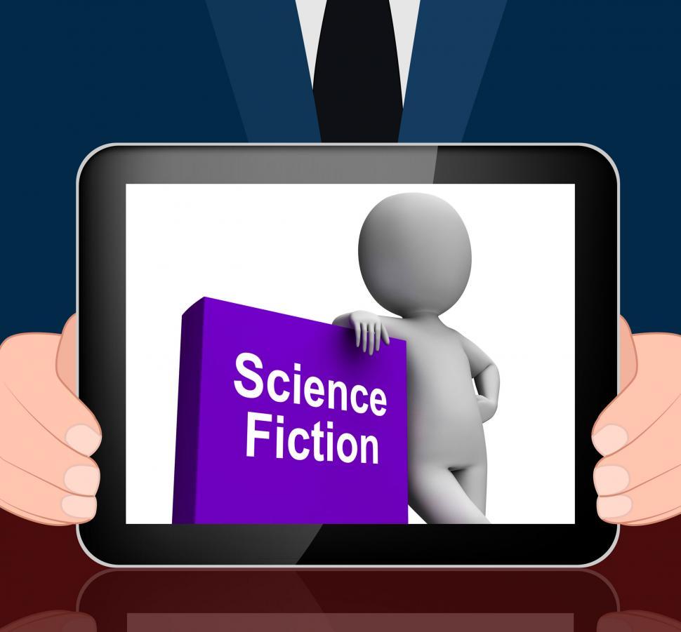Free Image of Science Fiction Book And Character Displays SciFi Books 