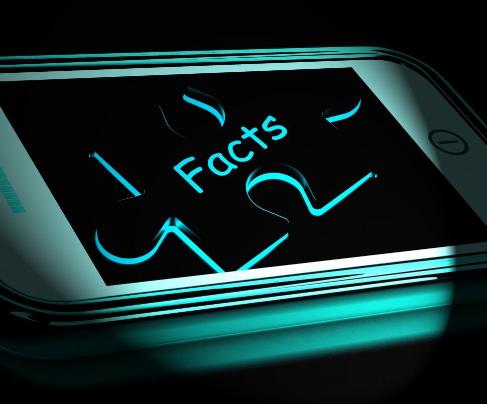 Free Image of Facts Smartphone Displays True And Honest Answers 