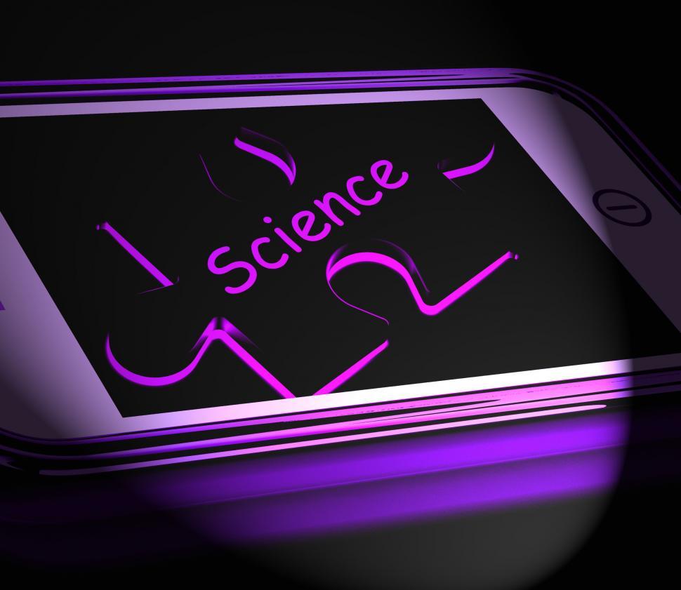 Free Image of Science Smartphone Displays Biology Chemistry And Physics 