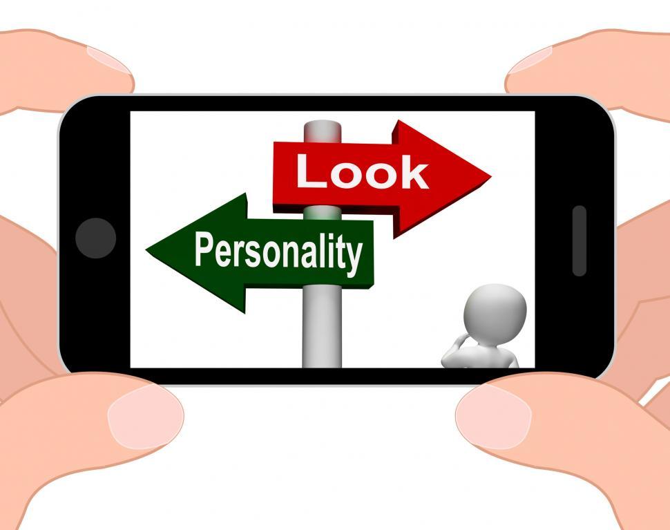 Free Image of Look Personality Signpost Displays Character Or Superficial 
