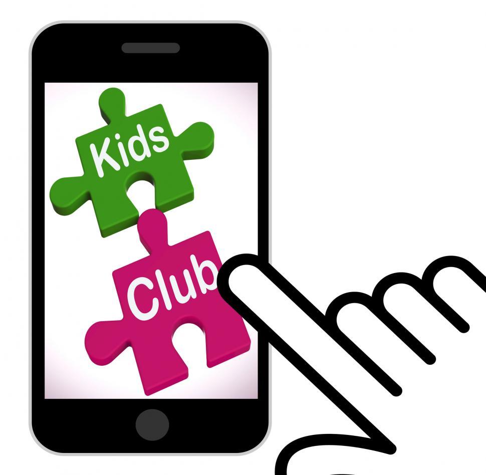 Free Image of Kids Club Puzzle Displays Play And Fun For Children 