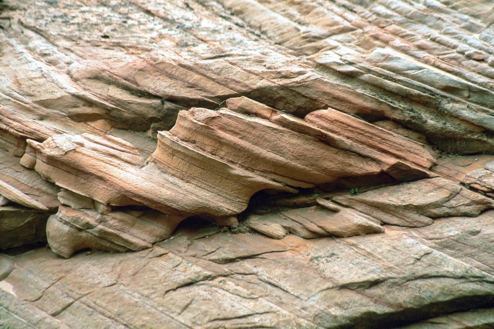 Free Image of Close-up of Sandstone at Zion National Park 