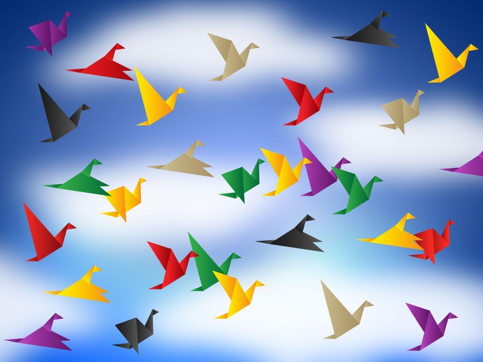 Free Image of Flying Birds Means Break Out And Elude 