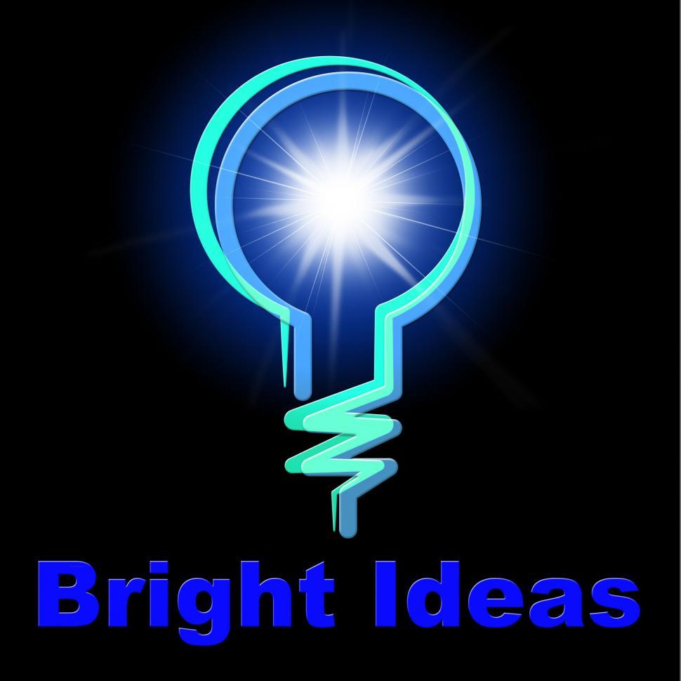 Free Image of Light Bulb Indicates Ideas Innovations And Thoughts 