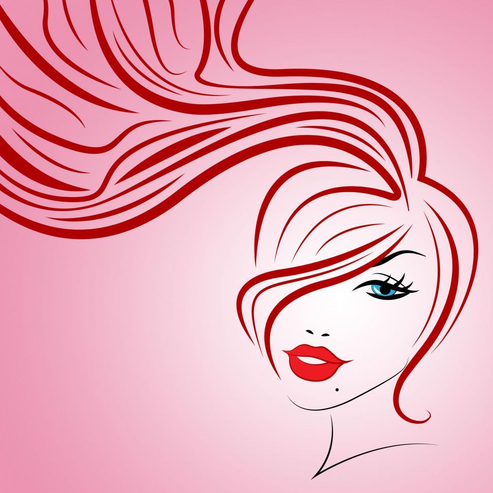 Free Image of Pink Woman Indicates Good Looking And Attractive 