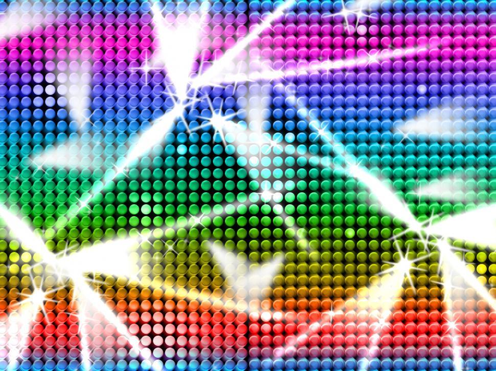 Free Image of Color Grid Indicates Beam Of Light And Multicolored 