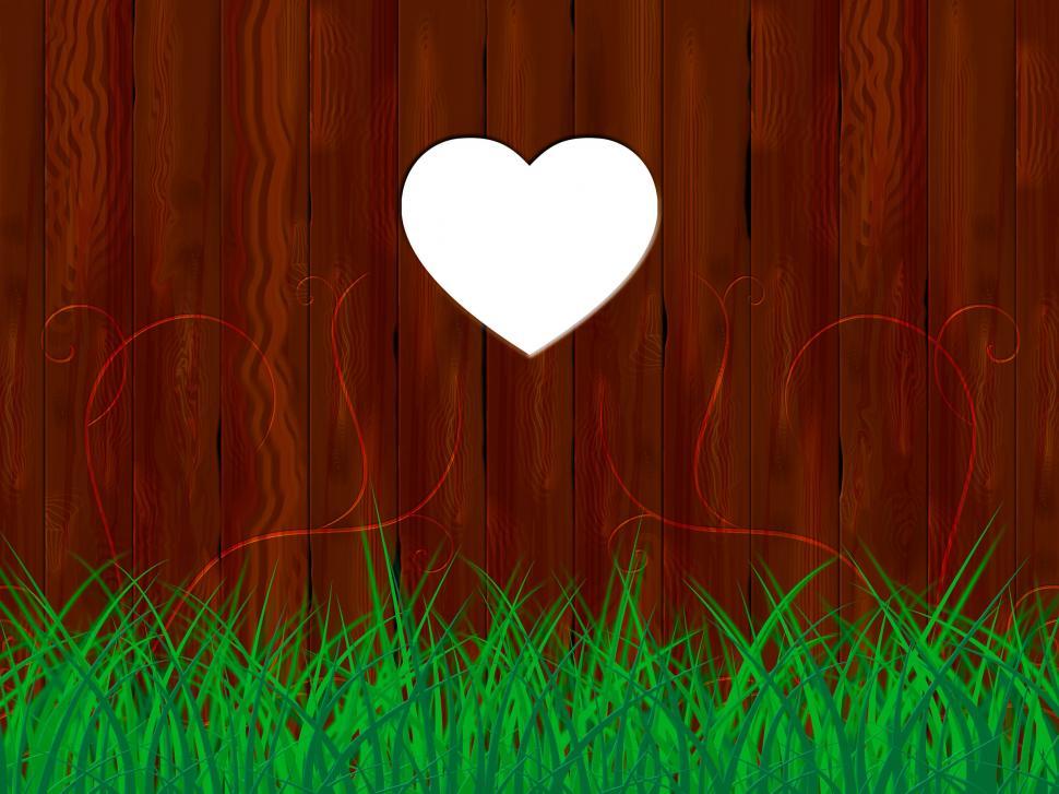 Free Image of Grass Nature Represents Heart Shape And Countryside 