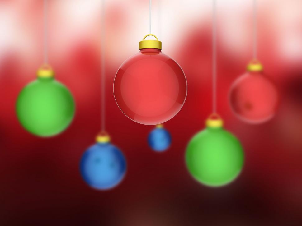 Free Image of Xmas Balls Represents Blank Space And Bauble 