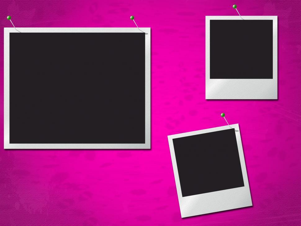 Free Image of Photo Frames Indicates Text Space And Blank 