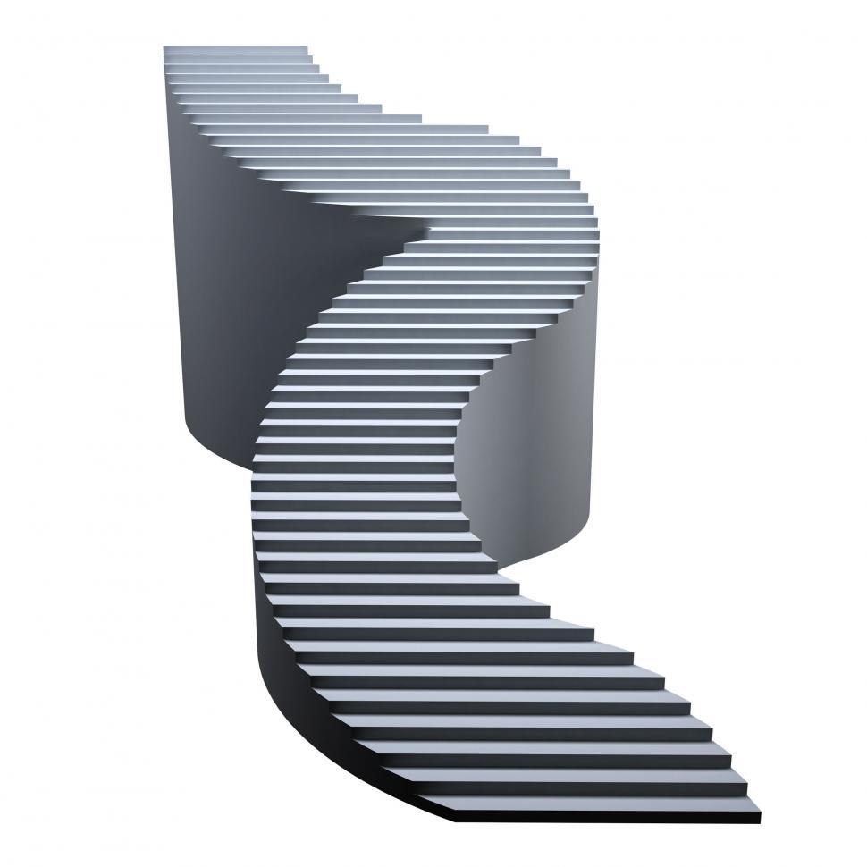 Free Image of Vision Stairs Shows Aim Ascending And Plan 