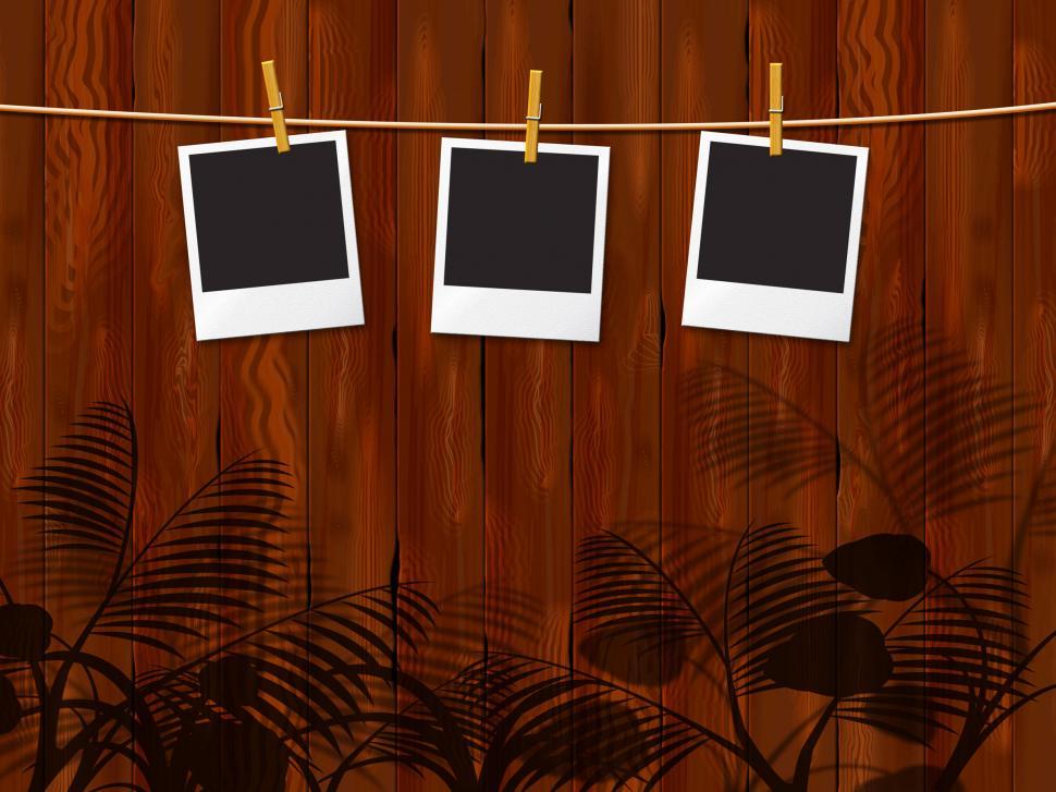 Free Image of Photo Frames Indicates Blank Space And Border 