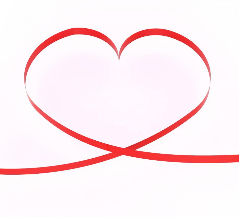 Free Image of Heart Copyspace Shows Valentine s Day And Affection 