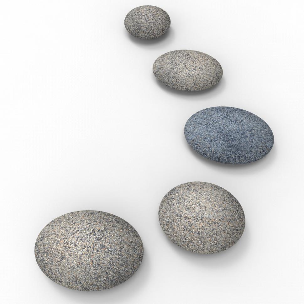 Free Image of Spa Stones Means Love Not War And Balance 