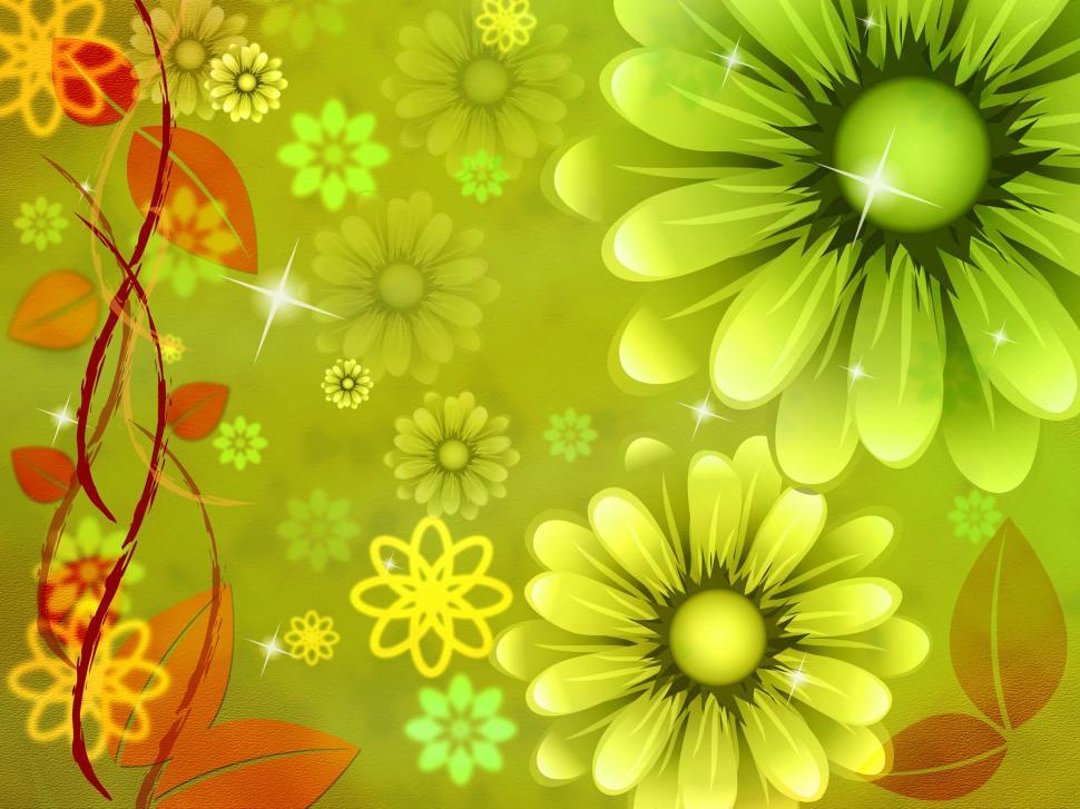Free Image of Floral Green Represents Florals Nature And Blooming 