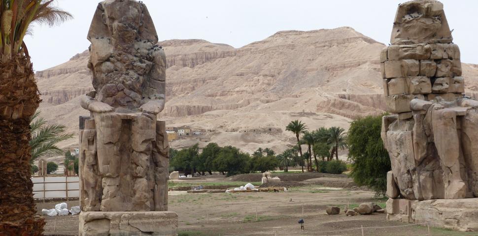 Free Image of Decaying Ancient Egyptian Ruins  