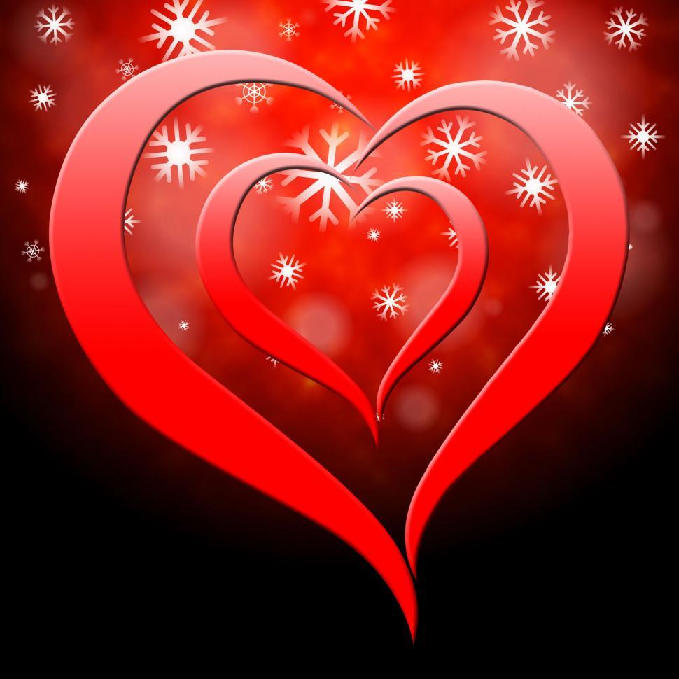 Free Image of Background Heart Represents Valentine s Day And Affection 