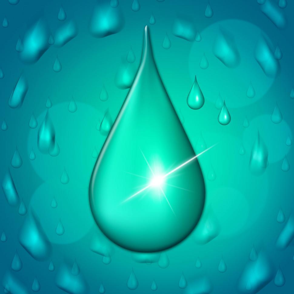 Free Image of Rain Drop Represents Showers Drip And Wet 