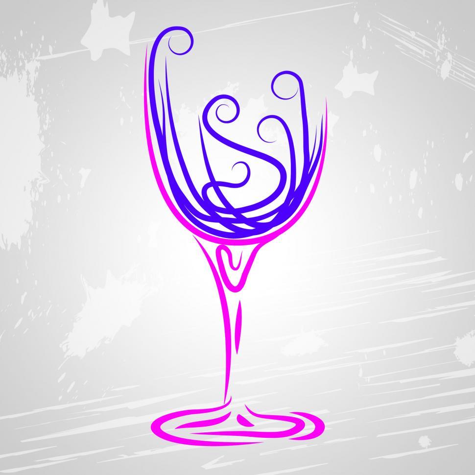 Free Image of Wine Glass Indicates Beverage Alcoholic And Celebrations 