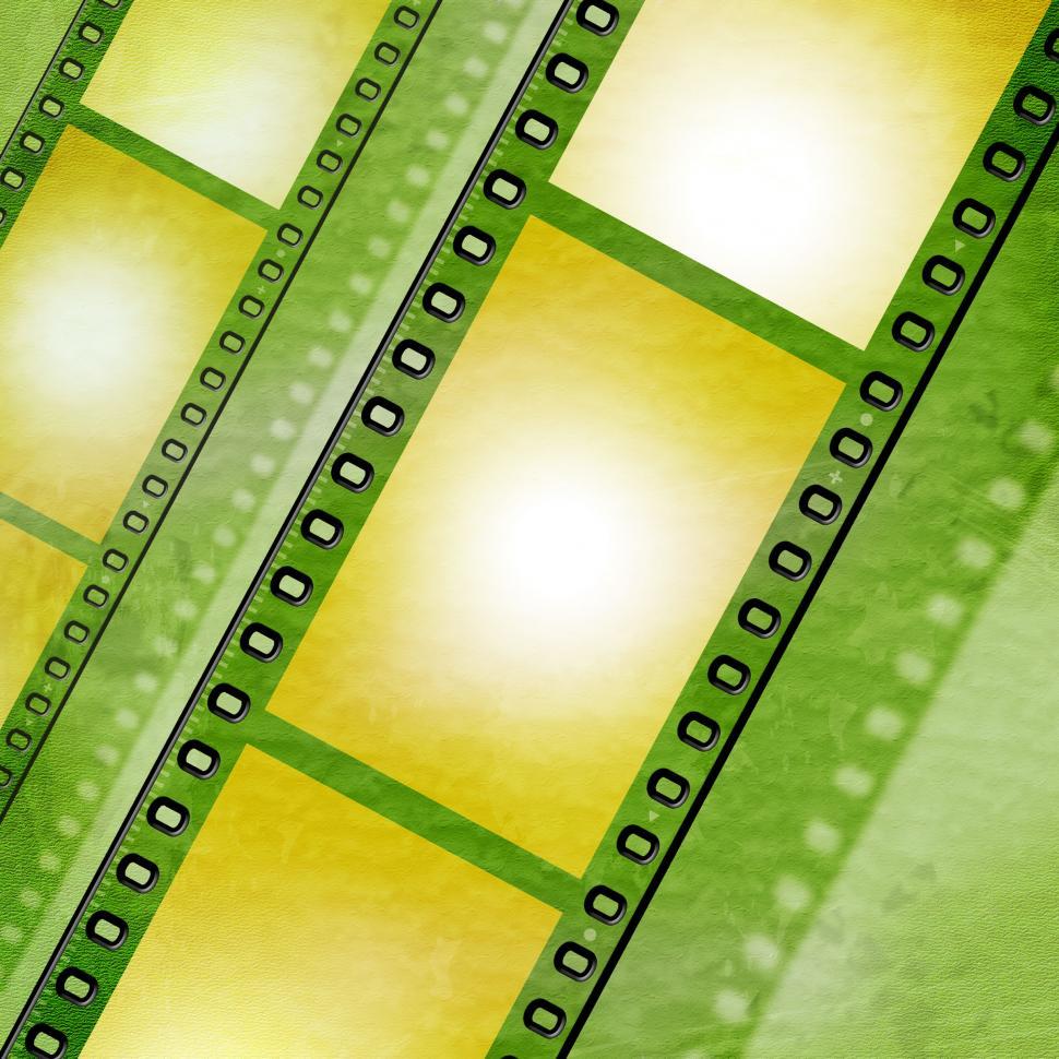 Free Image of Copyspace Filmstrip Shows Photographic Cinematography And Film-R 