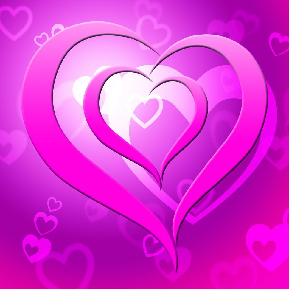 Free Image of Background Heart Represents Valentine Day And Affection 