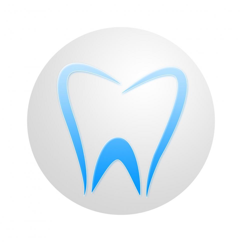 Free Image of Tooth Icon Represents Dentist Icons And Dentistry 