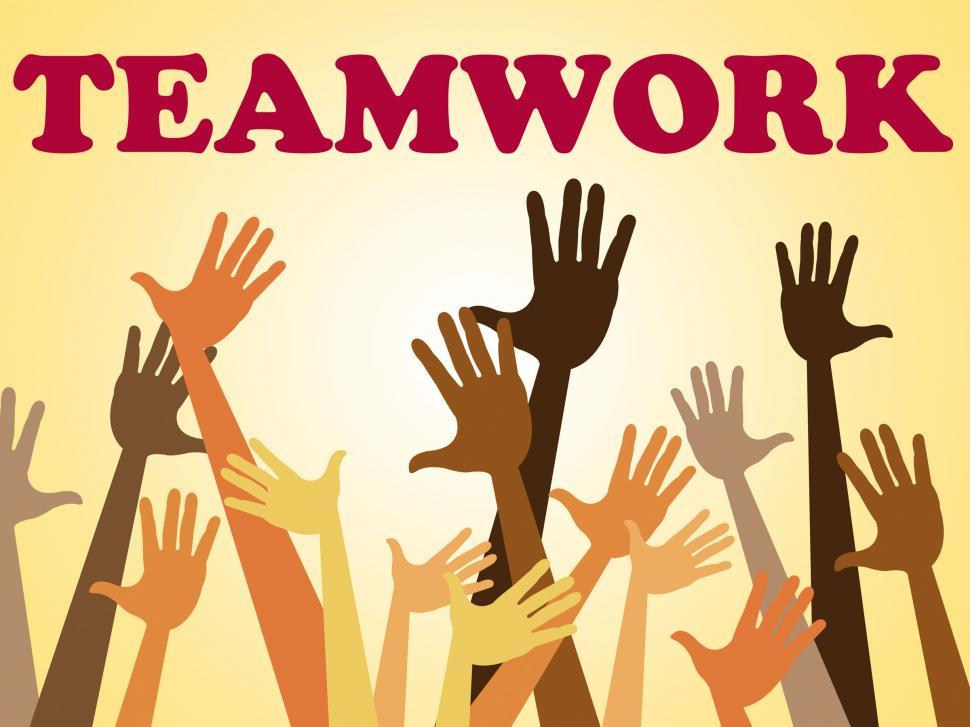 Free Image of Teamwork Team Indicates Hands Together And Combined 