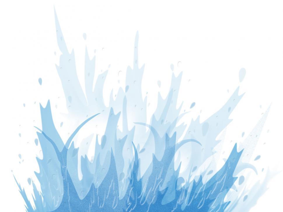 Free Image of Splash Blue Indicates Spatters Splashing And Splatter 