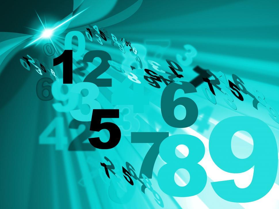 Download Free Stock Photo of Background Numbers Shows Template Counting And Digits 