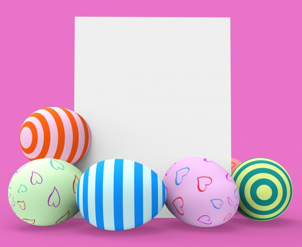 Free Image of Easter Eggs Represents Blank Space And Copy-Space 