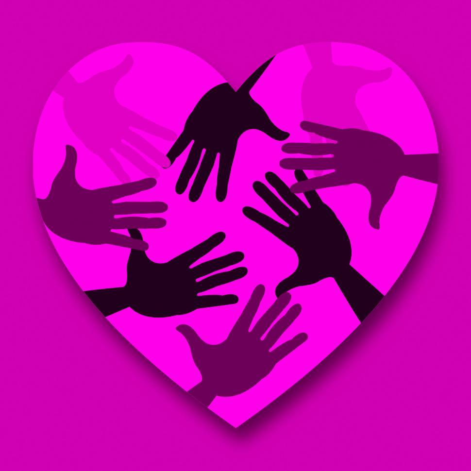 Free Image of Hands Pink Means Valentines Day And Affection 