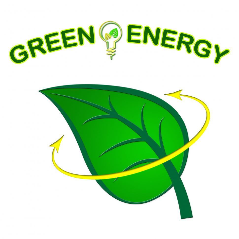 Free Image of Green Energy Shows Power Source And Ecological 